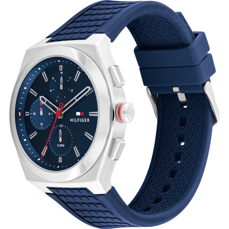 Reloj Hombre Tommy Hilfiger Multifunción Caucho 44 mm - 1791899
