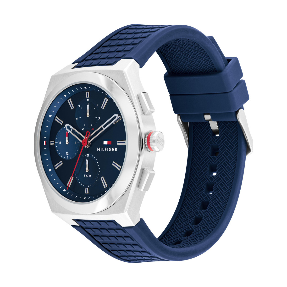 Reloj Hombre Tommy Hilfiger Multifunción Caucho 44 mm - 1791899