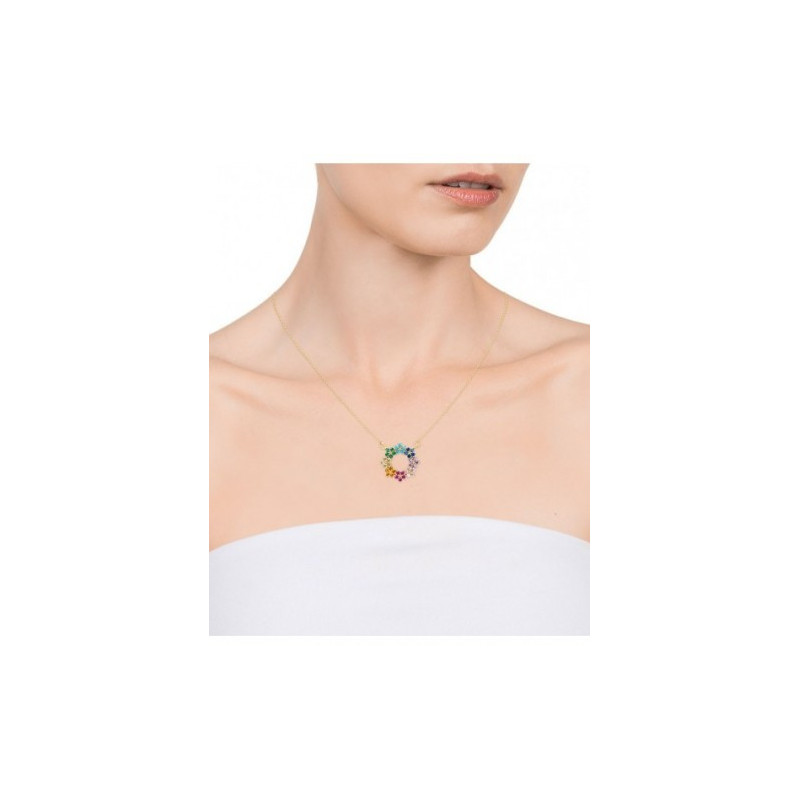 Colgante Mujer Viceroy Jewels 13049C100-39 Plata Dorada Flor - 000750184