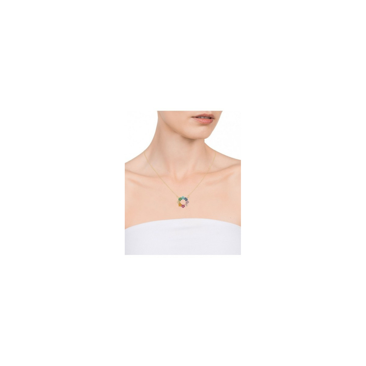 Colgante Mujer Viceroy Jewels 13049C100-39 Plata Dorada Flor - 000750184