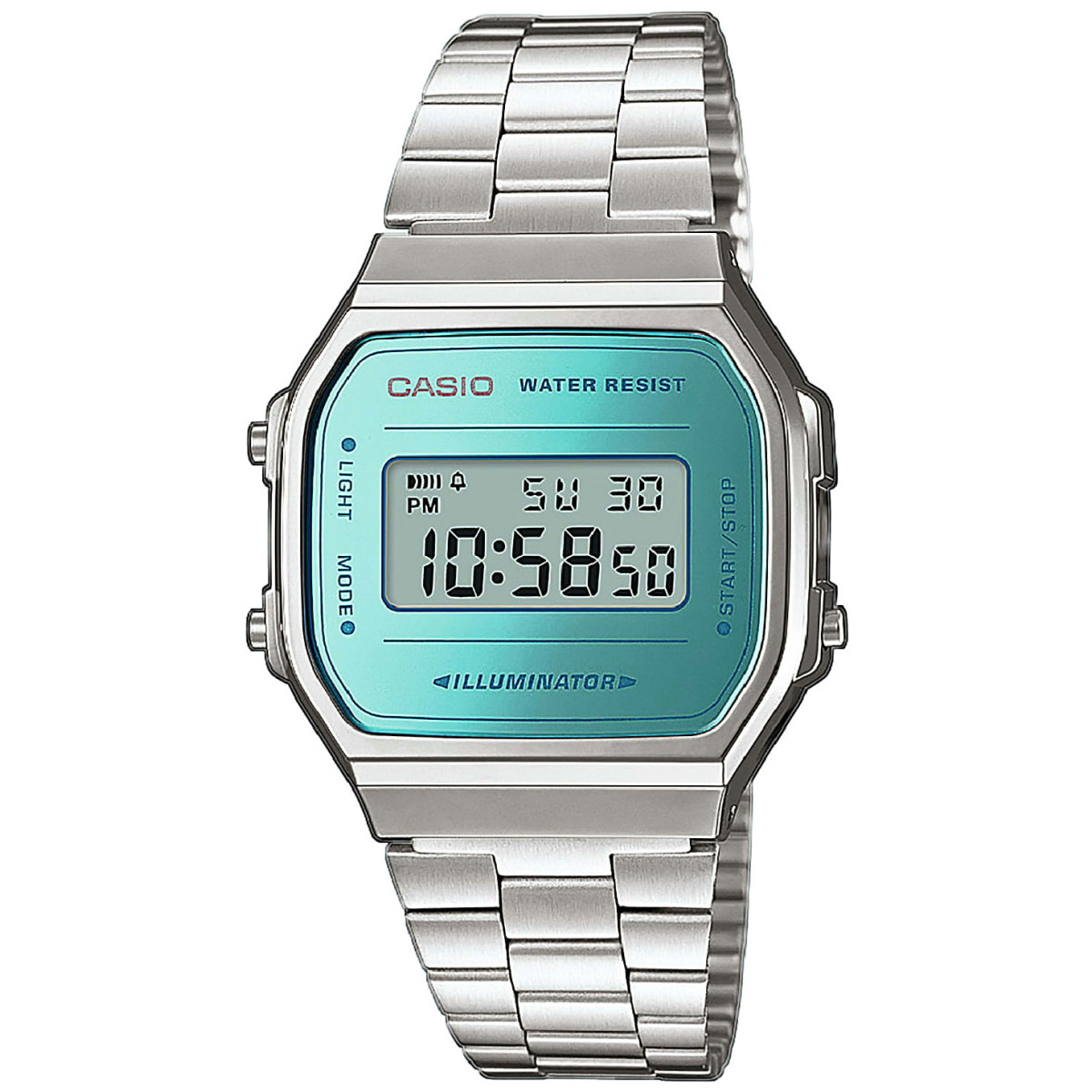 Casio Original A168WEM-2EF Reloj Mujer Digital Plateado - 000360091