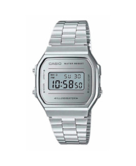 Casio Original A168WEM-7EF Reloj Unisex Plateado - 000360087