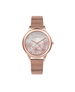 Viceroy 42408-97 Reloj Mujer Cuarzo Acero Rosé Malla Milanesa Tamaño 36 mm - 42408-97