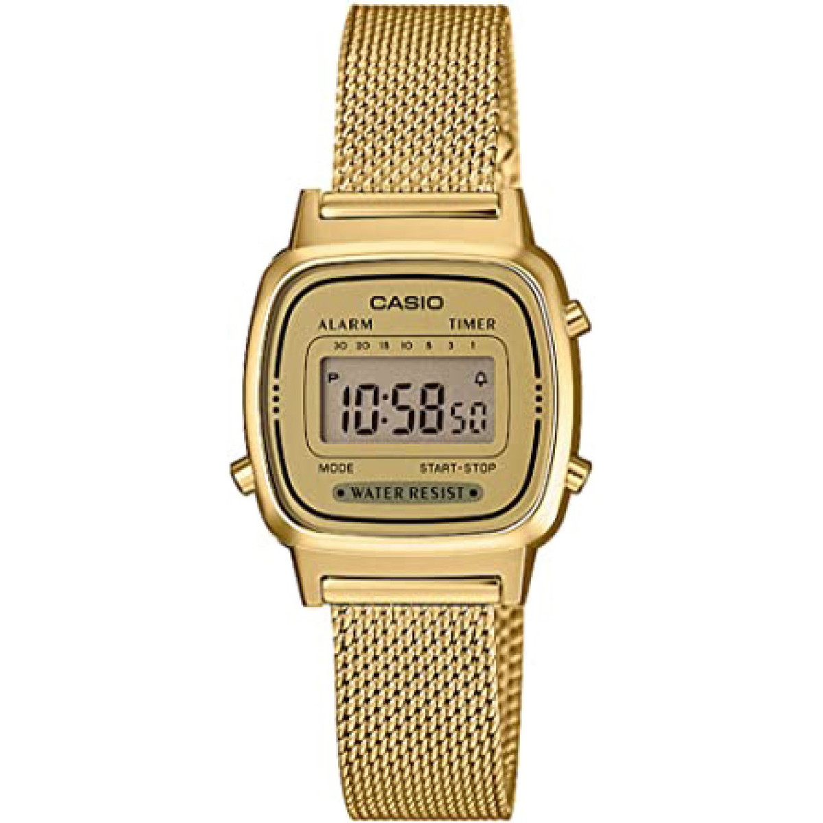 Casio Original LA670WEMY-9EF Reloj Mujer Digital Metal Dorado Tamaño 24 mm  - 000360103