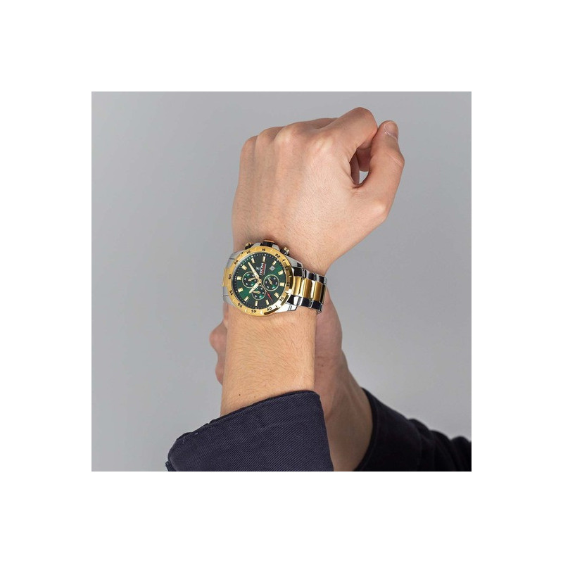 Reloj Hombre Festina Timelles Crono Acero Esfera Verde 44 mm - F20560/4