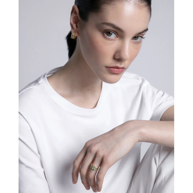 Anillo Mujer Viceroy Jewels Plata Dorada Circonitas Multicolor 15121A018-30 Talla 18 - 000750252