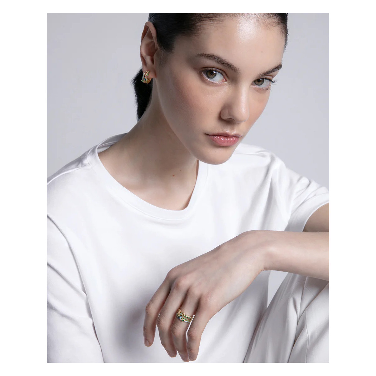 Anillo Mujer Viceroy Jewels Plata Dorada Circonitas Multicolor 15121A018-30 Talla 18 - 000750252