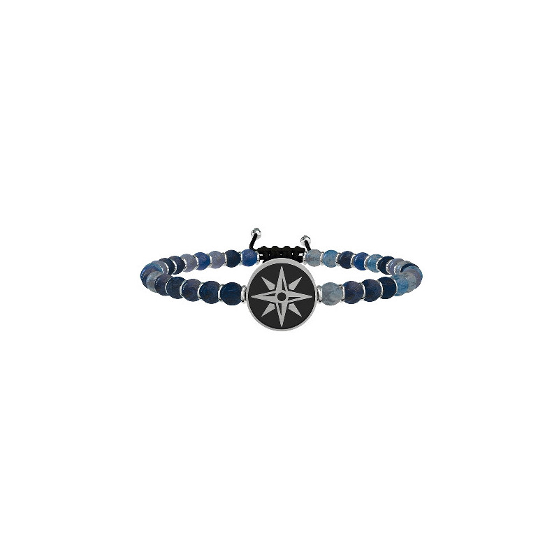 Pulseras Kidult hombre ES731215 estrella azul acero Ref 000820148