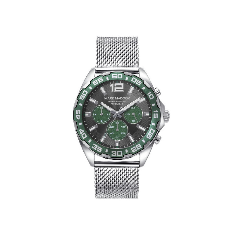 Reloj Hombre Mark Maddox Alumnio/Acero Crono Malla Milanesa 42 mm - HM0144-15