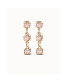 Uno de 50 PEN0912RSAORO0U Sublime Pink Pendientes Mujer Chapado Oro - 000500811