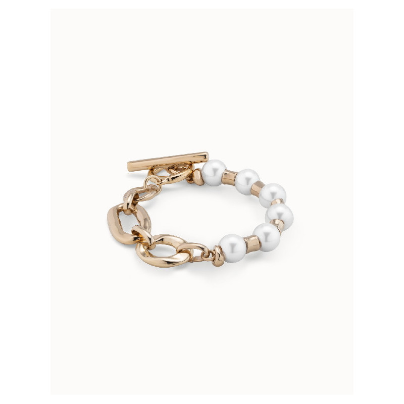 Uno de 50 PUL2364BPLORO0M Pearl & Matck Pulsera Mujer Chapado Oro - 000500816