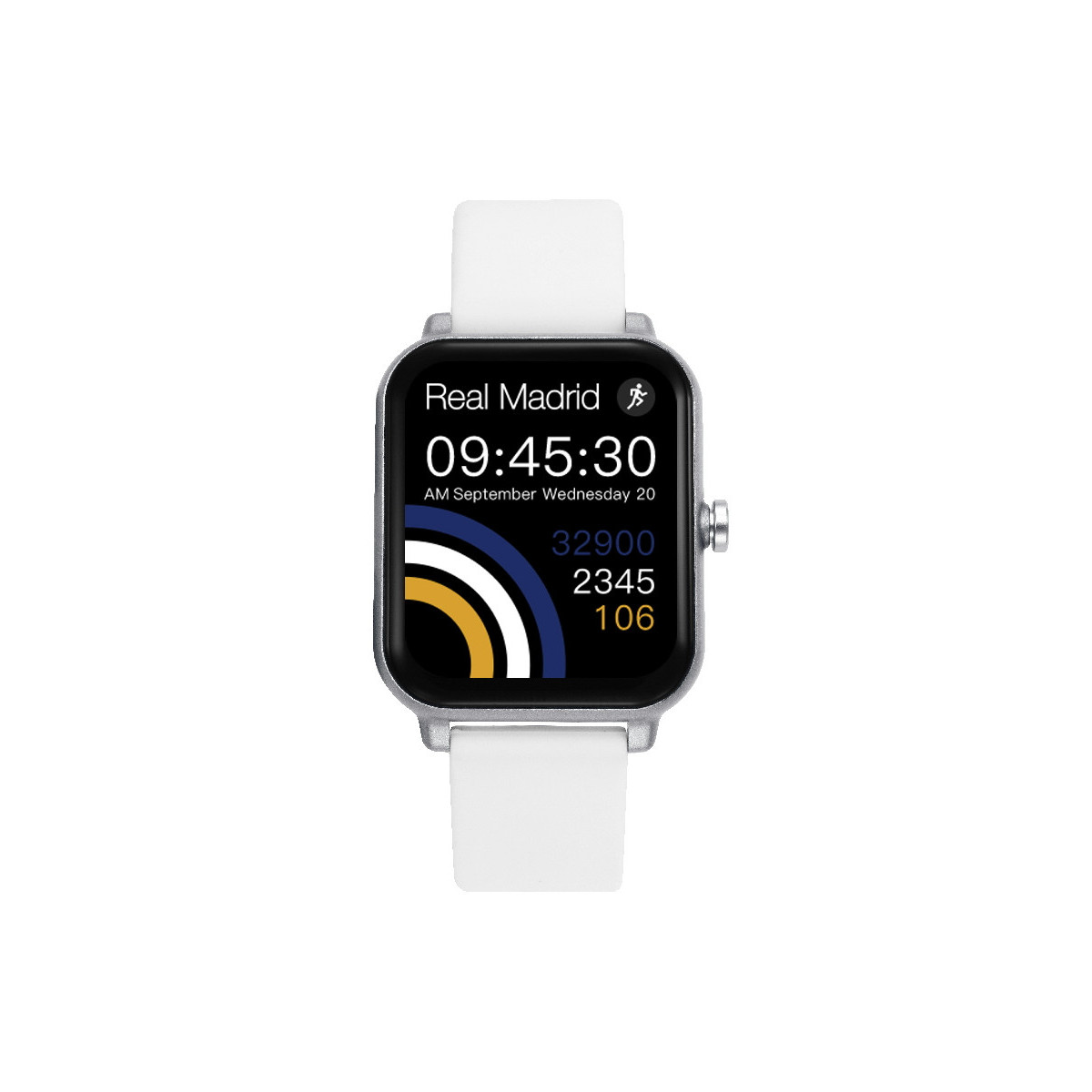 Reloj Real Madrid Hombre Blanco Silicona Smartwatch - RM2001-00