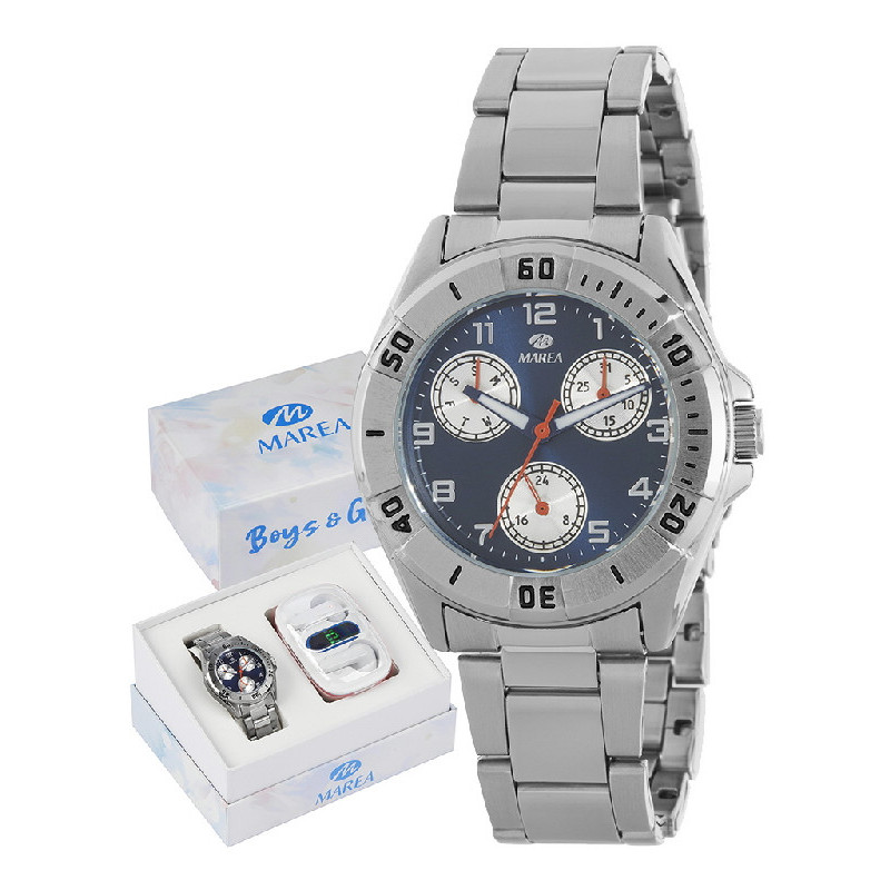 Reloj Niño Acero + Auriculares 35 mm - B41360/2