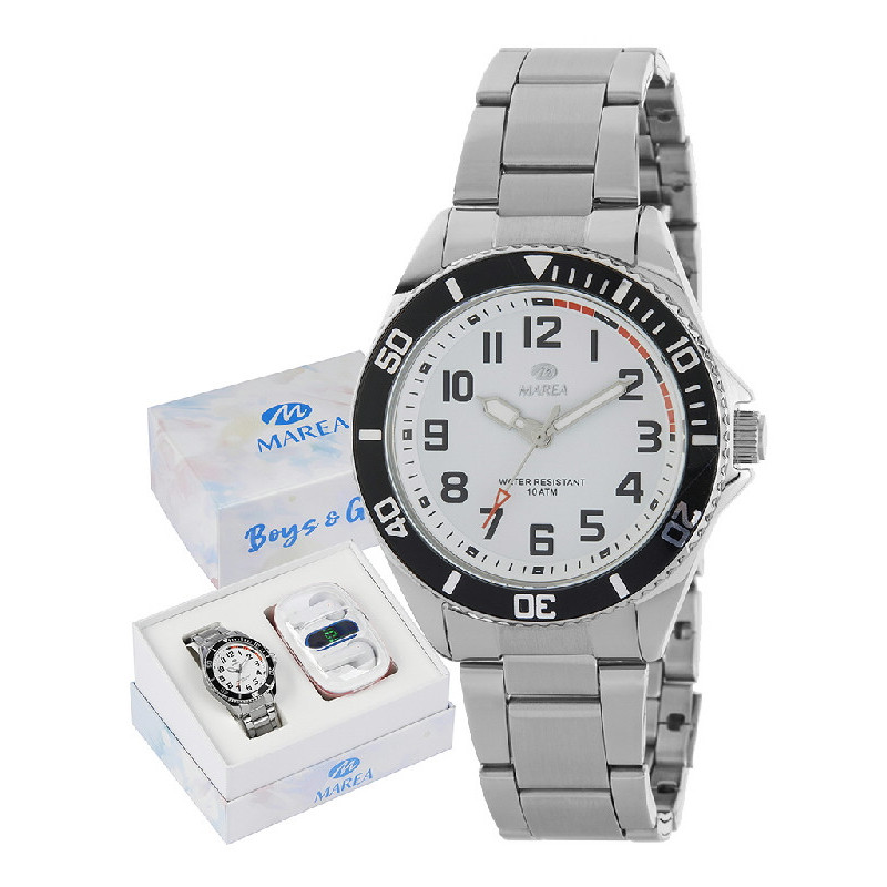 Reloj Niño Marea Metal Cuarzo y Auriculares - B41361/4