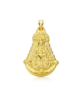 Medalla Unisex  Oro 18 ktes Virgen del Rocio 28 x 36 mm - 000020916
