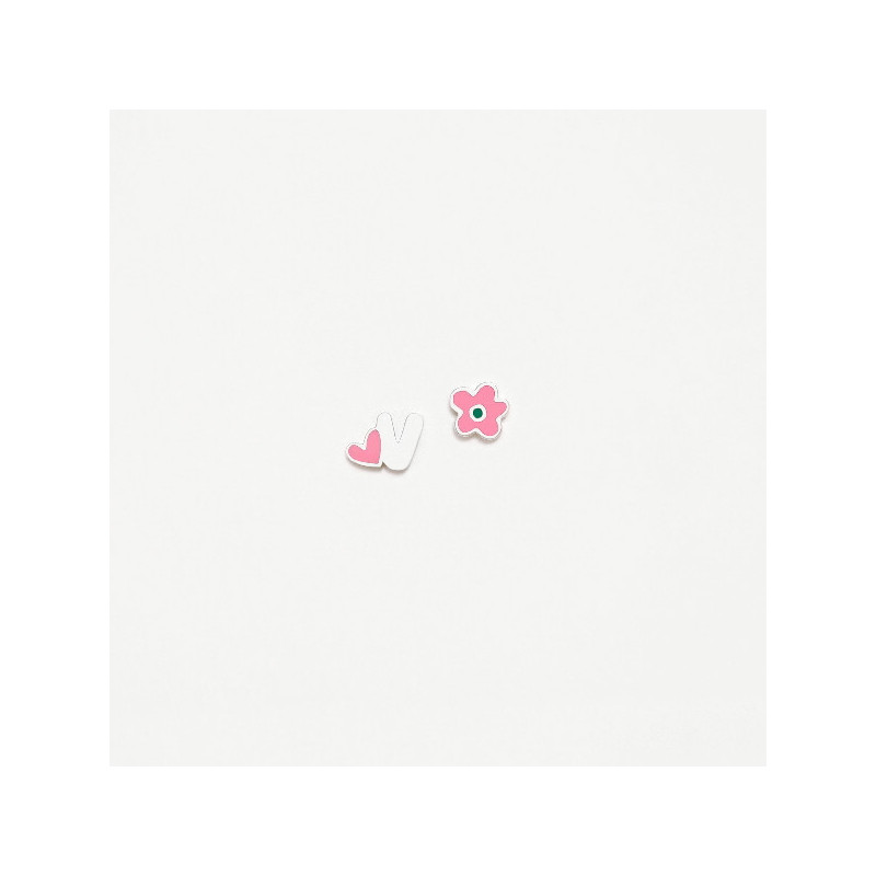 Agatha Ruiz de la Prada 005ABC-V Pendientes Niña Plata Inicial V - 000120104