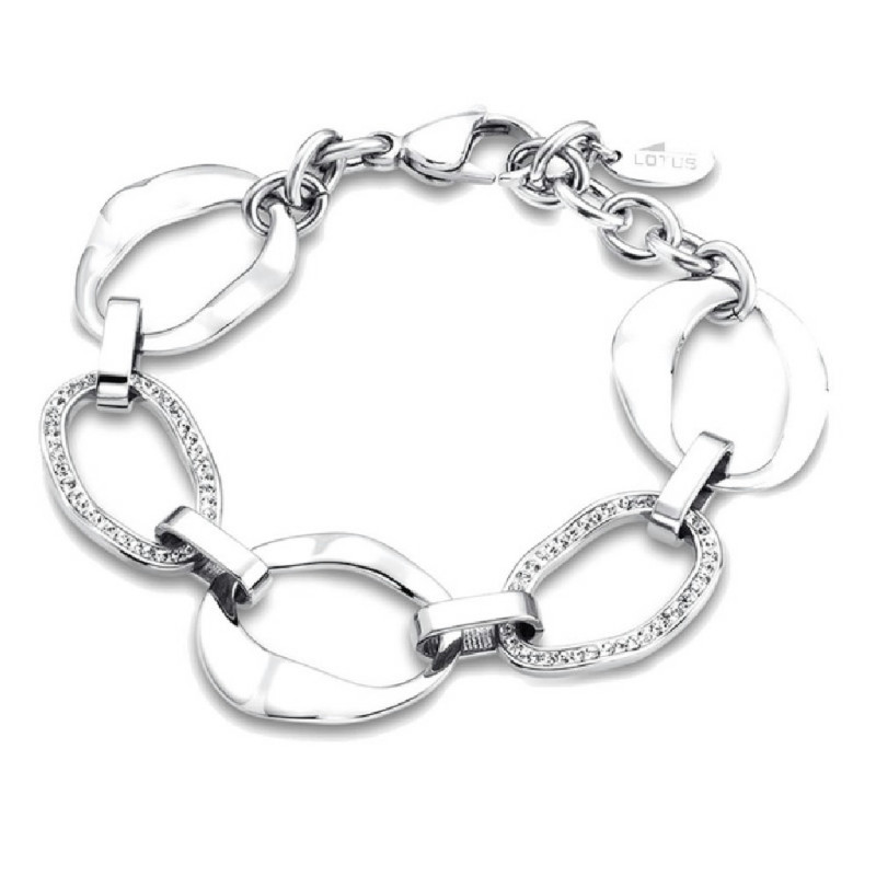 Pulsera Mujer Lotus Style LP1672/2/1 Acero Eslabones Circonitas - 000920009