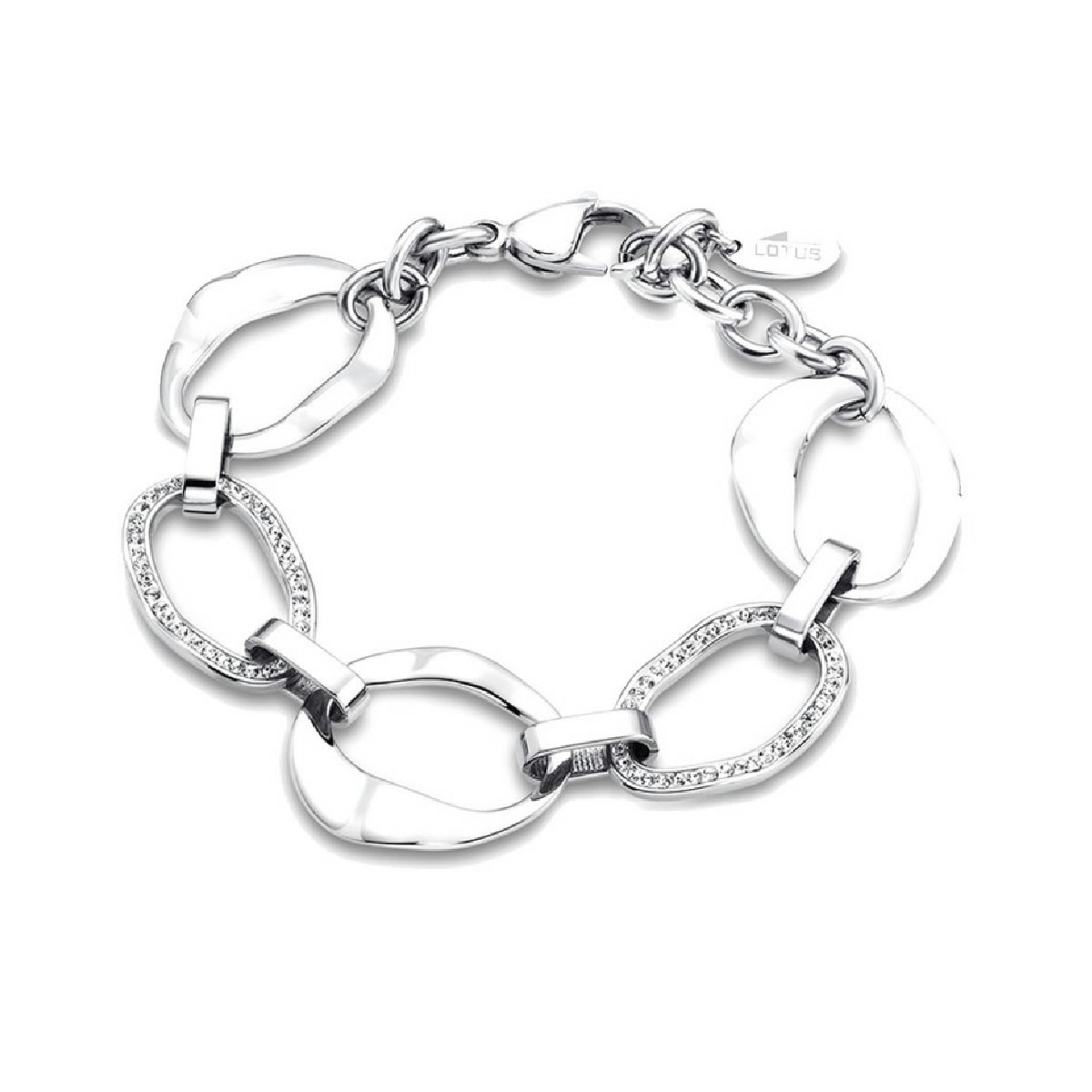 Pulsera Mujer Lotus Style LP1672/2/1 Acero Eslabones Circonitas - 000920009