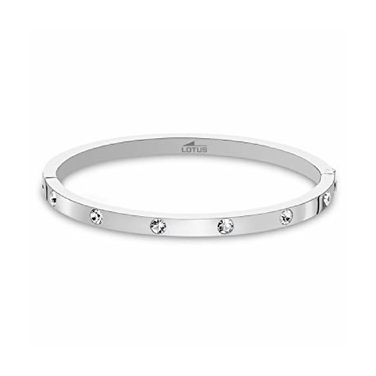 Pulsera Mujer Lotus Style LS1846/2/1 Rígida Acero Circonitas - 000920106