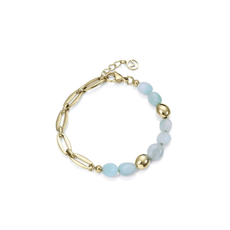 Pulsera Mujer Viceroy Fashion 14163P01016 Acero Dorado Piedras Naturales - 000730240