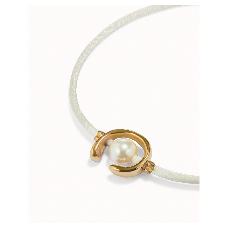 Pulsera Mujer Uno de 50 PUL205CREORO0M Ser Diferente Chapado Oro Crema - 000500006