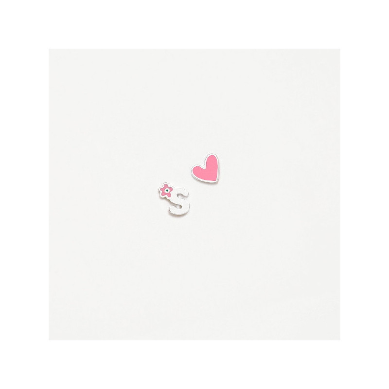 Agatha Ruiz de la Prada 005ABC-S Pendientes Niña Plata Inicial S - 000120102