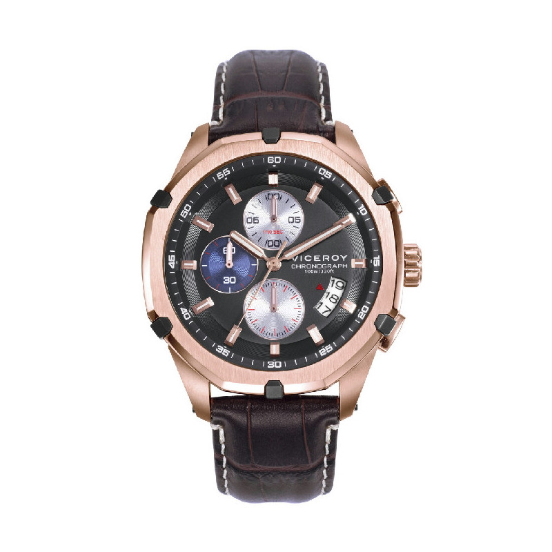 Reloj Hombre Viceroy Pepe Barroso Crono Acero Correa 44 mm - 46835-17