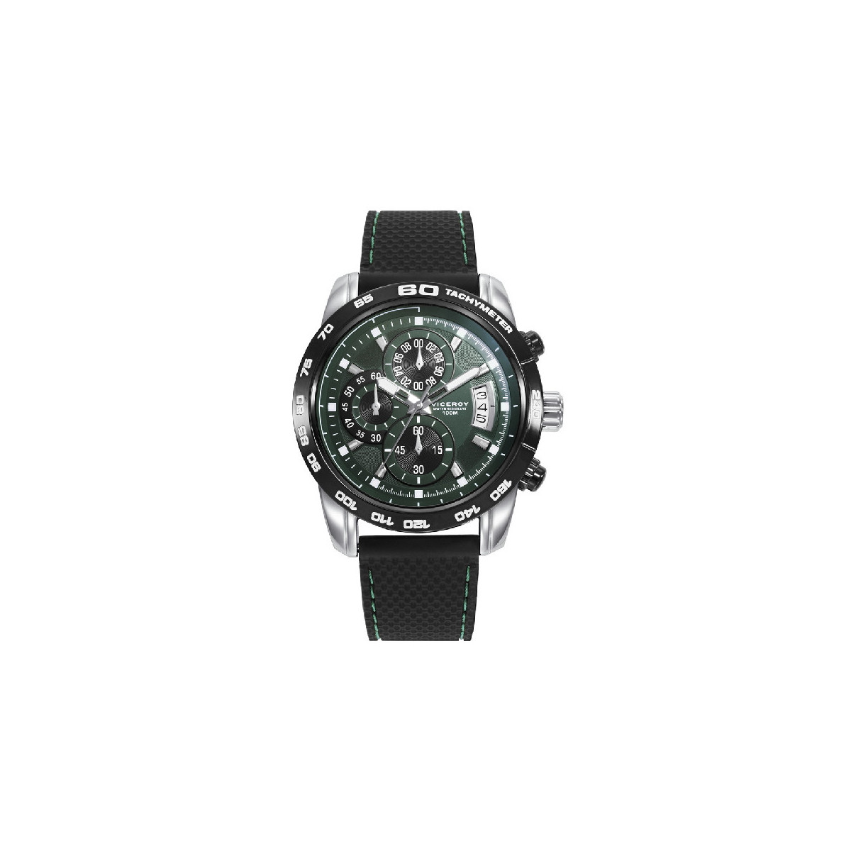 Reloj Hombre Viceroy Crono Caucho 44 mm - 40421-67