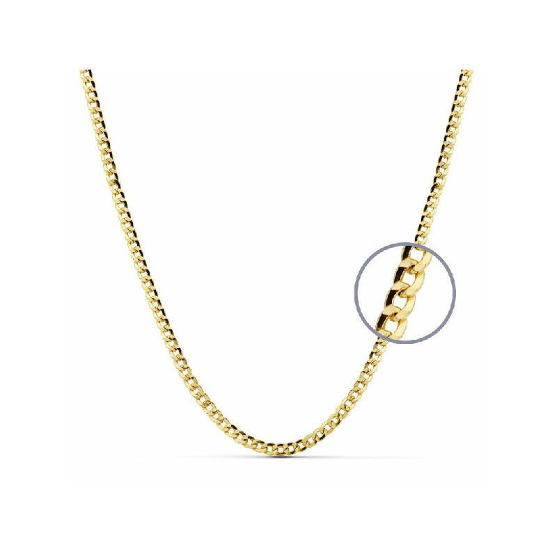 Cadena Mujer Oro 18 ktes Barbada Ligera Grosor 2 mm 50 cm - 000023035