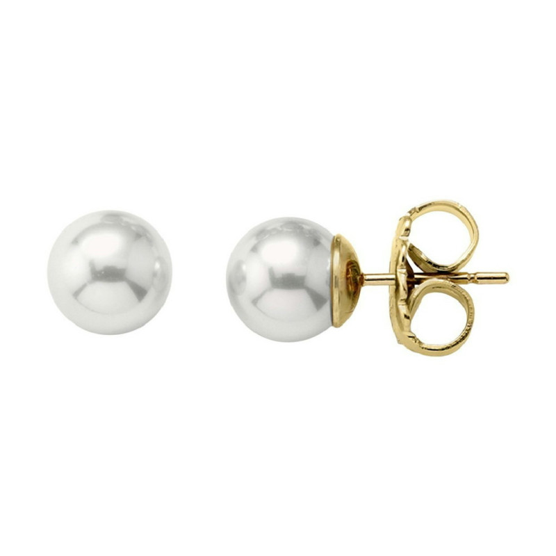 Pendientes Mujer Majorica 00326.01.1.000.701.1 Plata Dorada Perlas 10 mm - 000450624