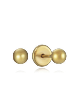 Viceroy Jewels 9104E100-06 Pendientes Niña Plata Dorada Bolitas - 000750160