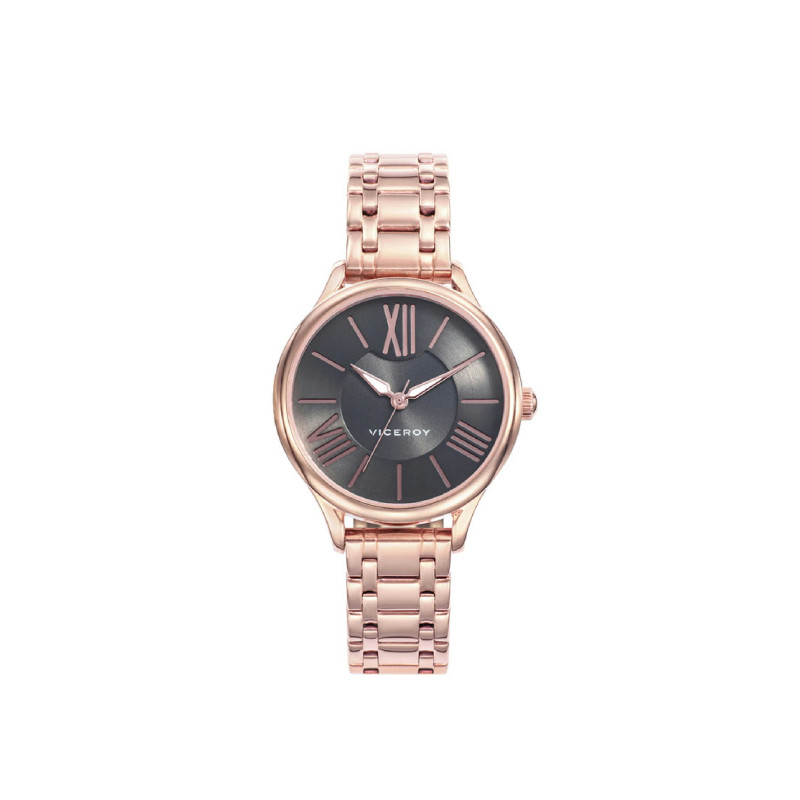 Reloj Mujer Viceroy Cuarzo Acero IP Rosé Esfera Marrón 33 mm - 461088-53