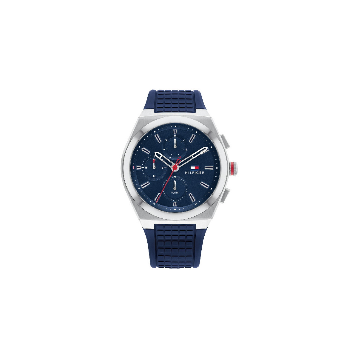 Reloj Hombre Tommy Hilfiger Multifunción Caucho 44 mm - 1791899