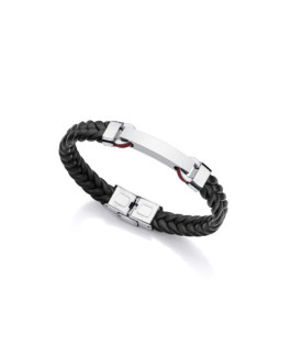 Viceroy fashion 15128P01010 Pulsera Hombre Acero Cuero - 000730199