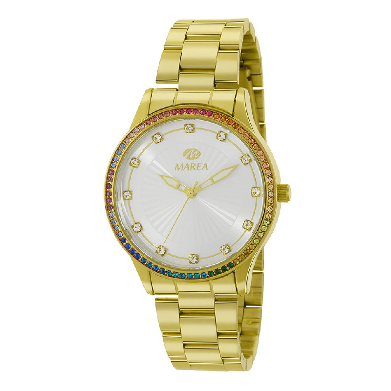 Reloj Mujer Marea  Metal Dorado Bisel Multicolor 36 mm - B41289/5