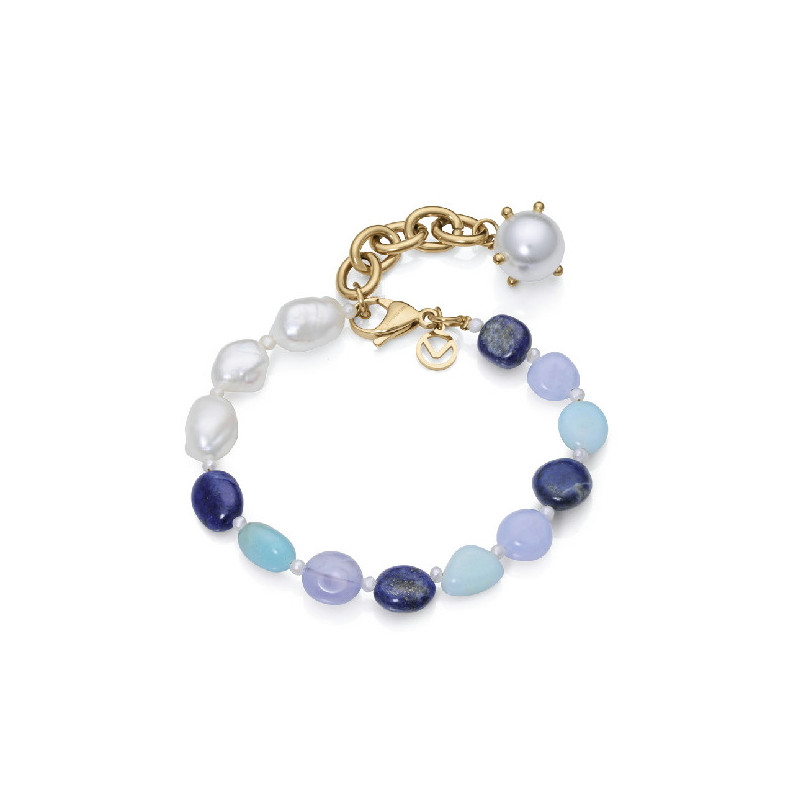 Pulsera Mujer Viceroy Fashion 14042P01013 Acero Piedras Perlas - 000730209