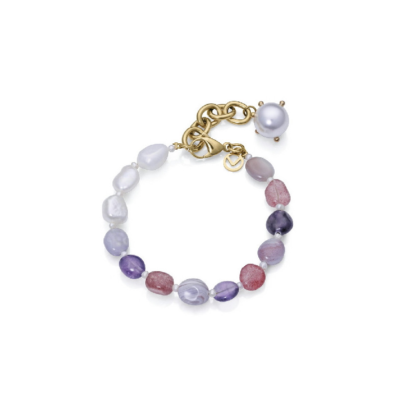 Pulsera Mujer Viceroy Fashion 14042P01019 Acero Perlas Piedras - 000730210