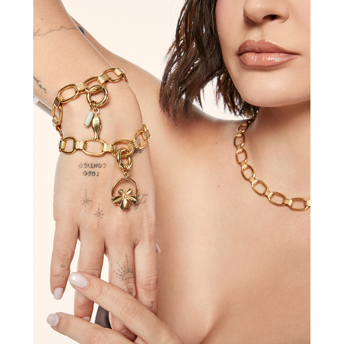 Collar Mujer Viceroy Fashion 75366C01012 Acero Dorado - 000730256
