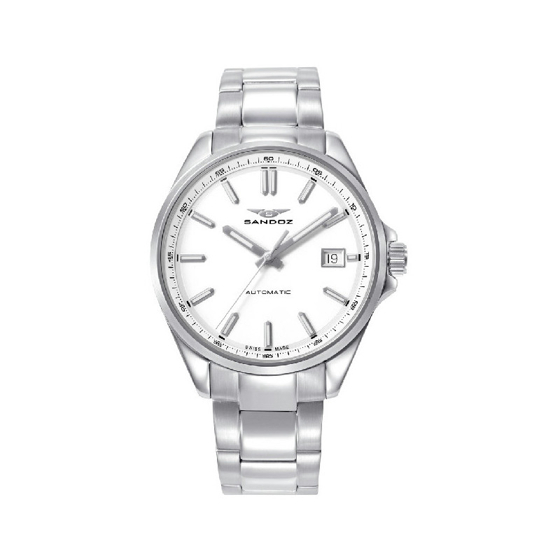 Reloj Hombre Sandoz Automático Suizo Clásico 40 mm - 83009-07