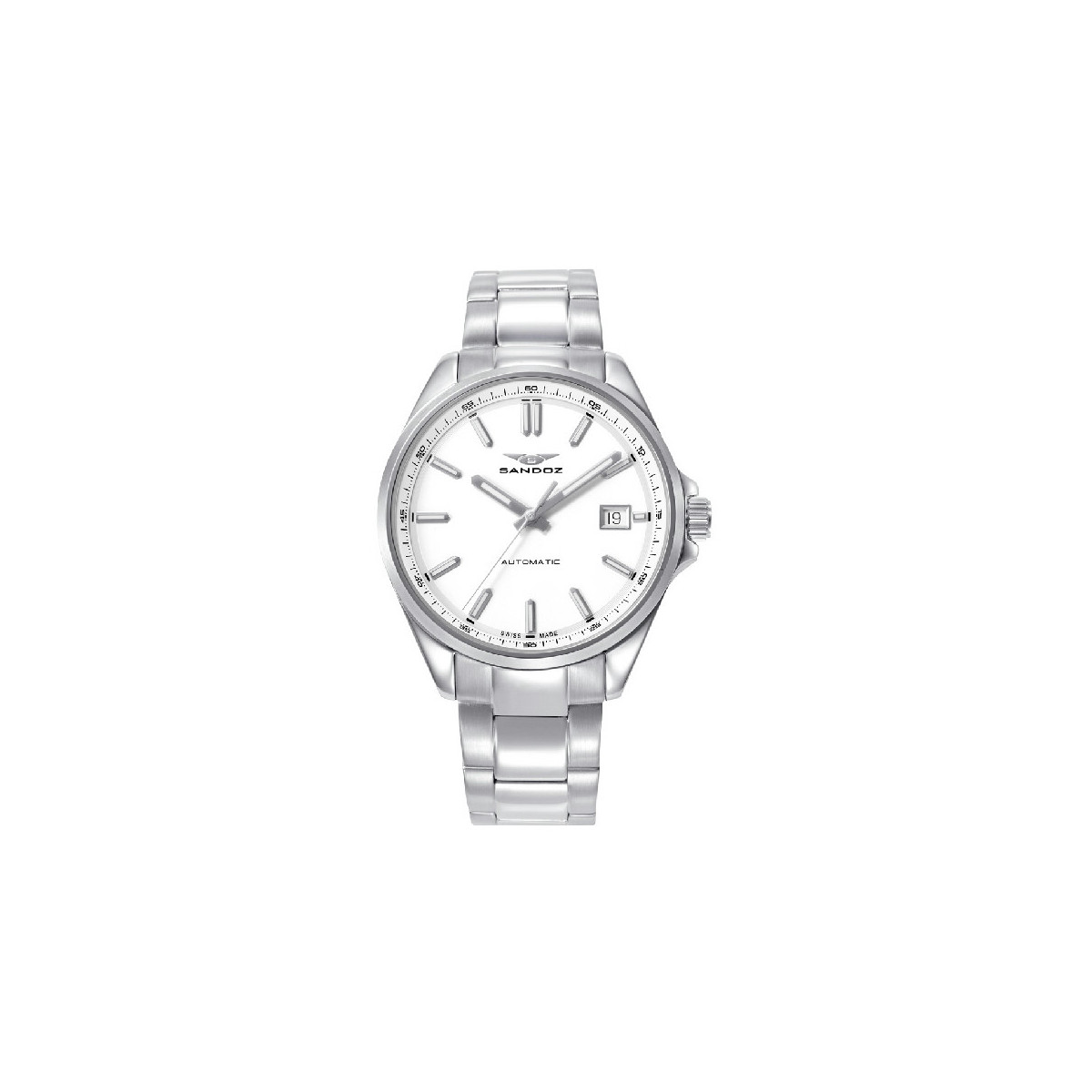 Reloj Hombre Sandoz Automático Suizo Clásico 40 mm - 83009-07