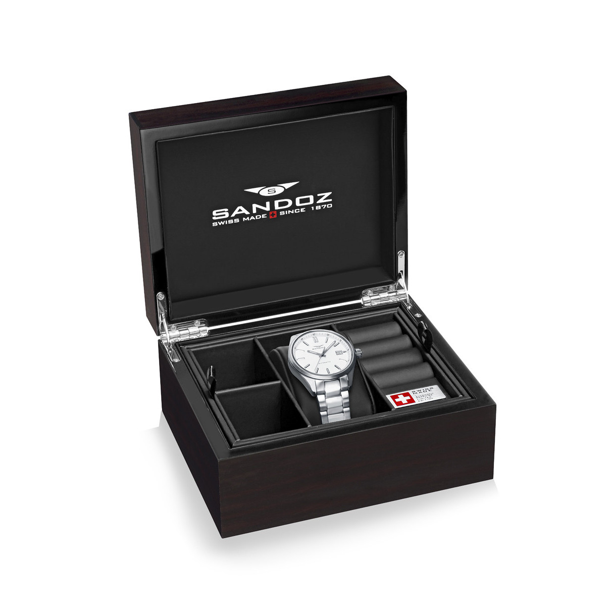 Reloj Hombre Sandoz Automático Suizo Clásico 40 mm - 83009-07