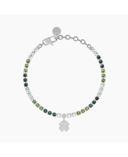 Kidult ES732324 Pulsera Mujer Acero Cristales Trébol - 000820177