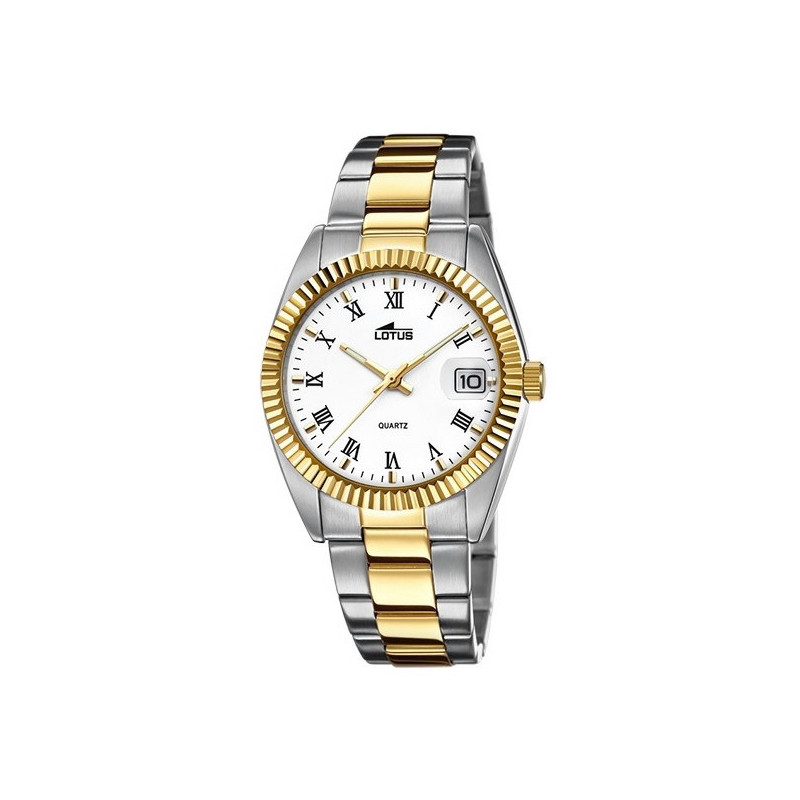 Reloj Hombre Lotus Acero Bicolor Clásico 36 mm - 15197/1