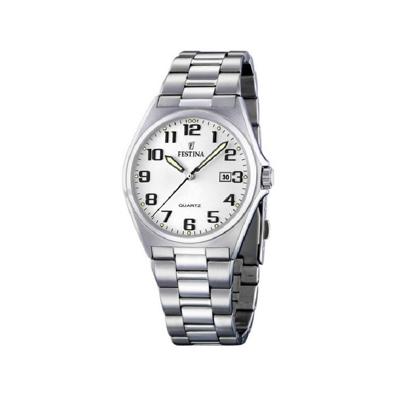 Reloj Hombre Festina Clásico Cuarzo Acero Brazalete 40 mm - F16374/9