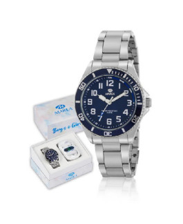 Marea Pack Reloj Niño y Auriculares Cuarzo Acero 35 mm - B41361/3