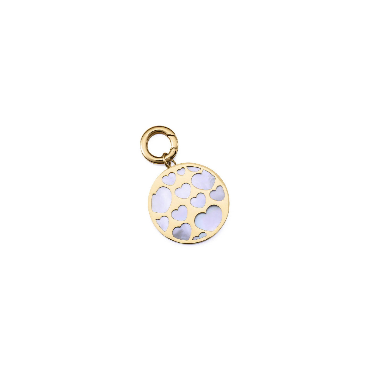Colgante Mujer Viceroy Fashion 14234M01012 Acero Dorado Corazones Madre Perla 30 mm - 000730270