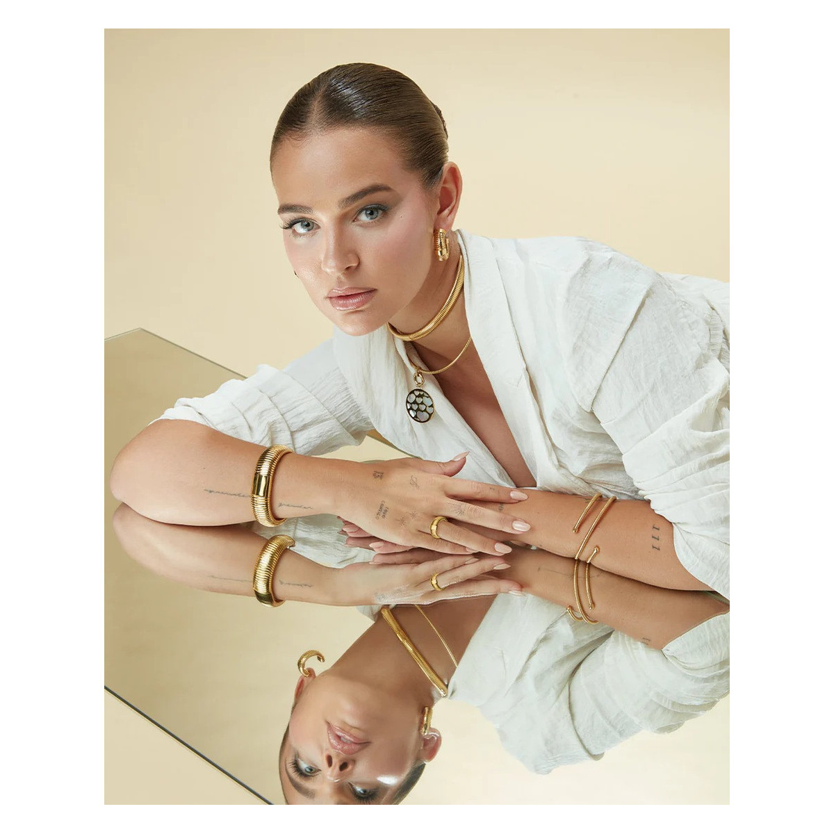 Colgante Mujer Viceroy Fashion 14234M01012 Acero Dorado Corazones Madre Perla 30 mm - 000730270