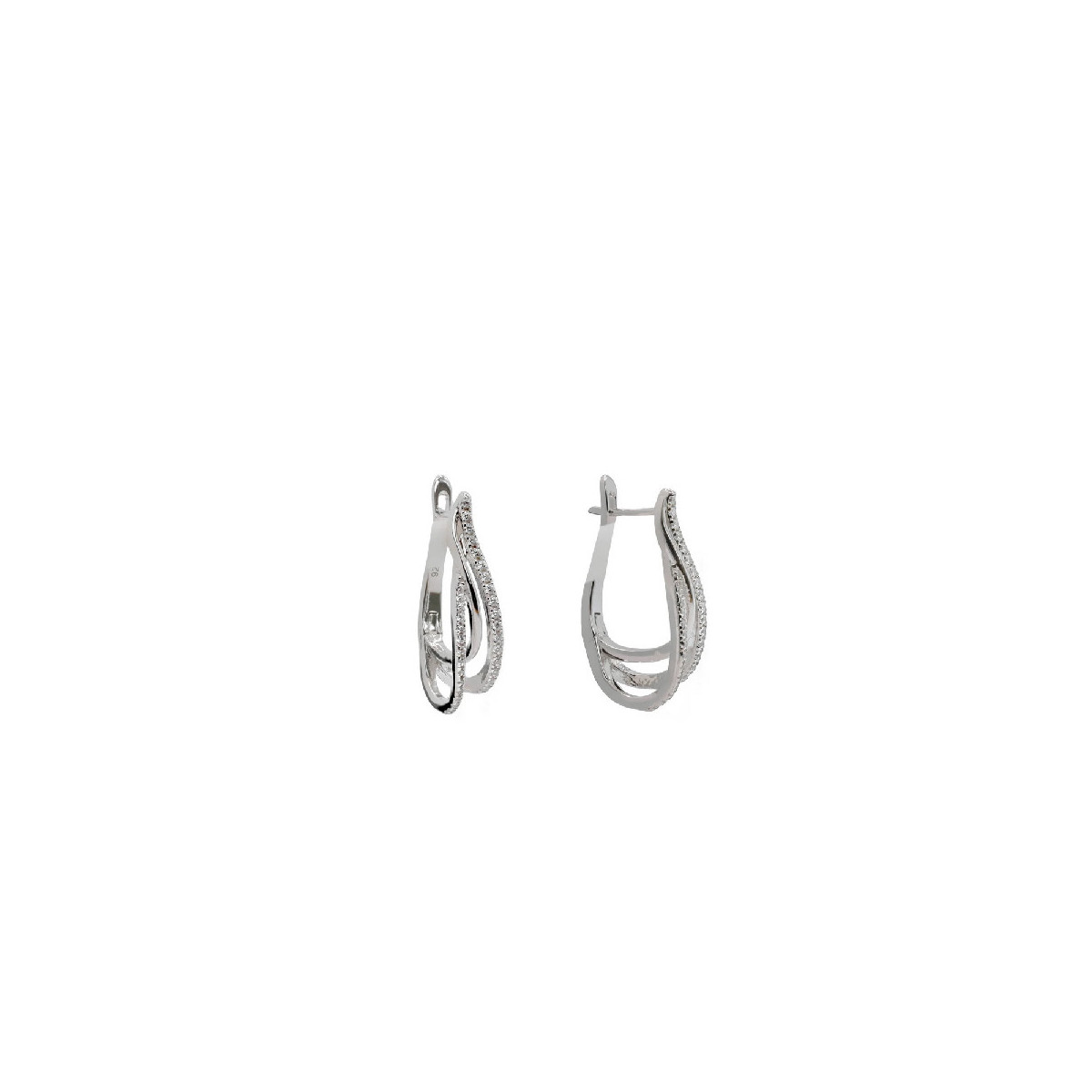 Pendientes Mujer Lineargent 19398-PE Plata Circonitas 6 x 20 mm - 000090490