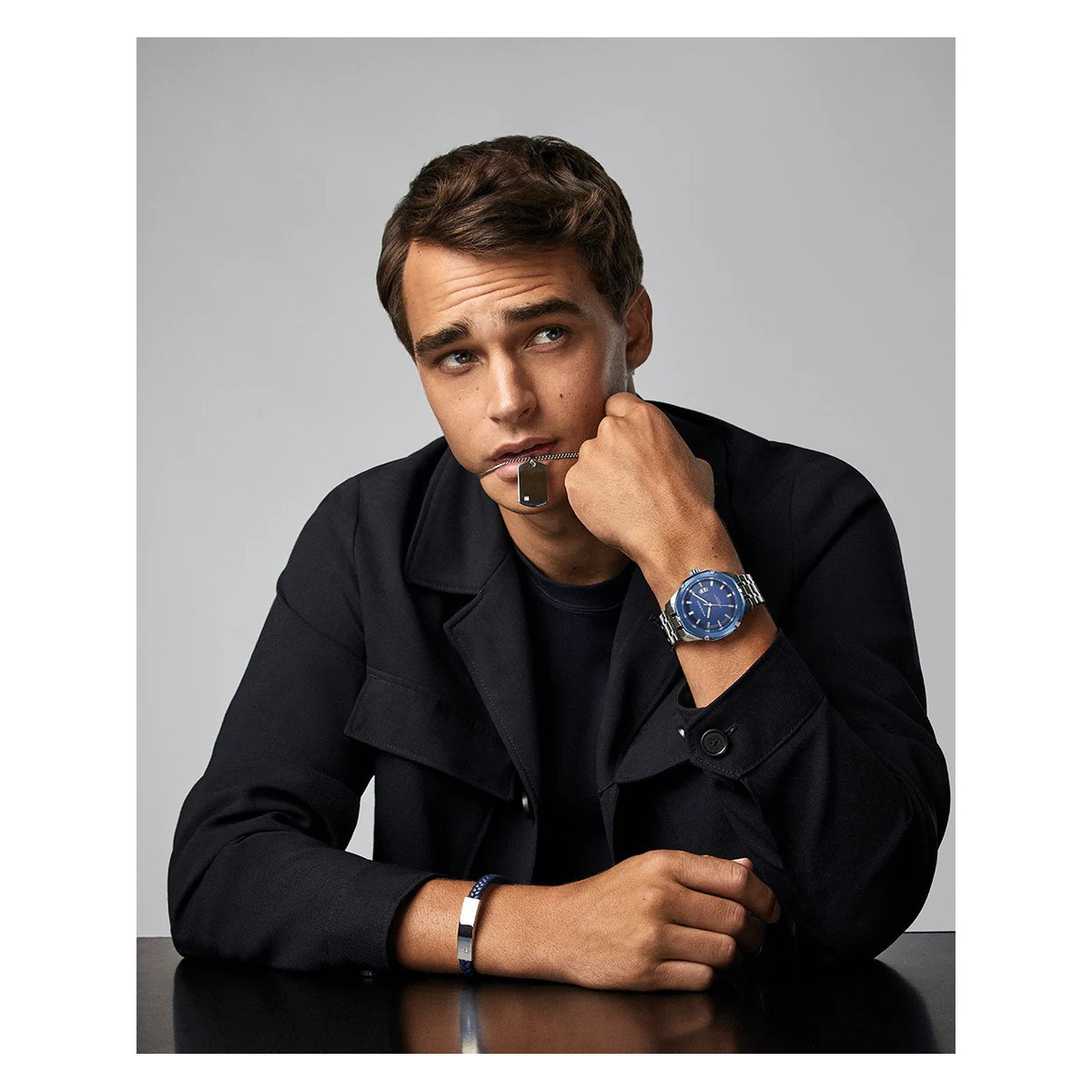 Pulsera Hombre Viceroy Fashion 6484P01013 Cuero Azul L - 000730226