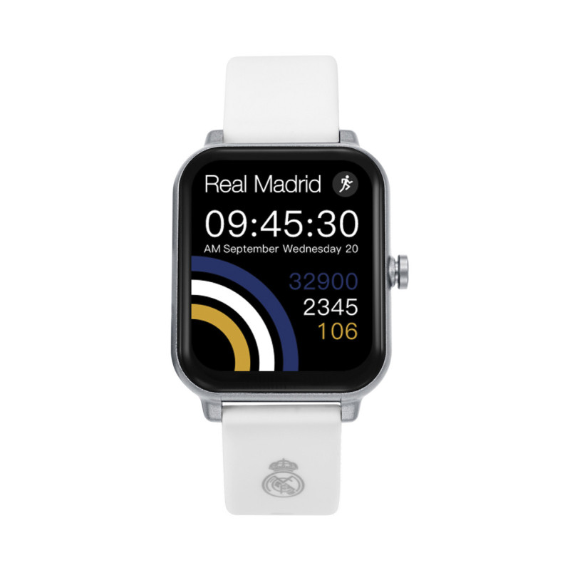 Reloj Real Madrid Hombre Blanco Silicona Smartwatch - RM2001-00